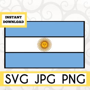 Argentina Flag Instant Download