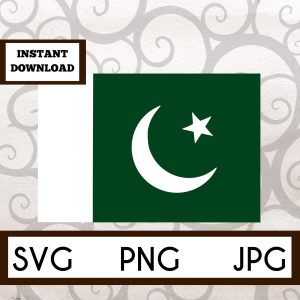 Pakistan Flag Instant Download